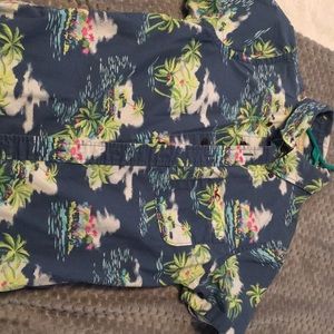 Hollister floral button down